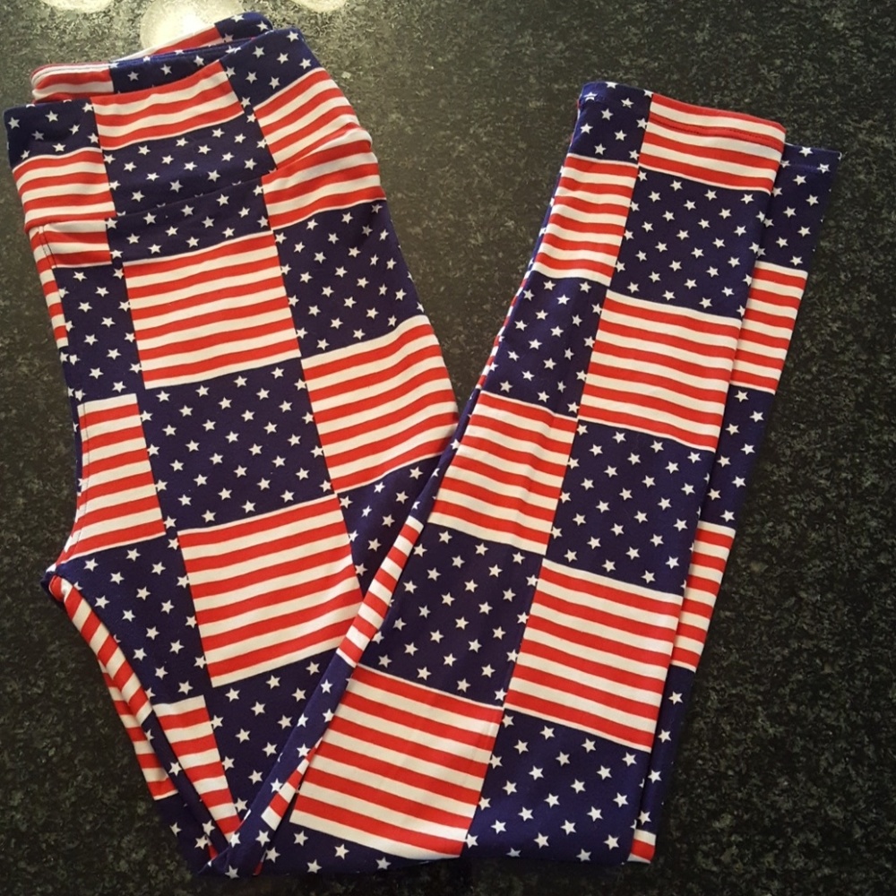 Lularoe Americana Collection OS Leggings